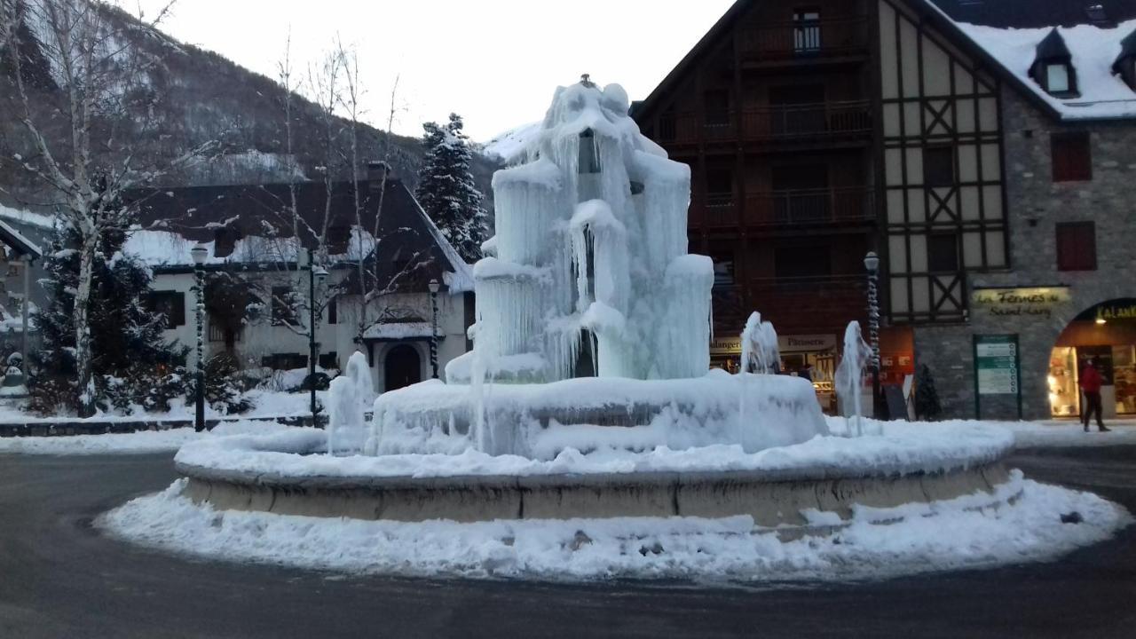 Studio St Lary Proche Du Centre, Au Calme Avec Vue Montagne Saint-Lary-Soulan Buitenkant foto